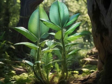 神秘棱尖植物，揭秘自然界奇观
