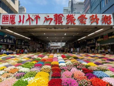 卉海花督，一站式花卉采购新地标绽放花市
