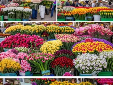 花海商机，探寻全国鲜花批发市场的盛景