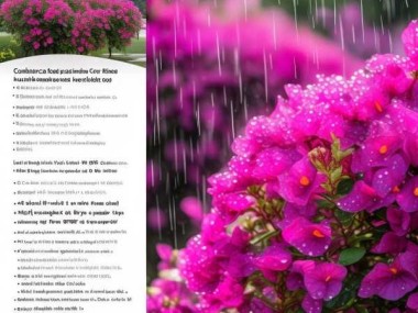 三角梅淋雨影响及养护攻略大揭秘
