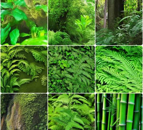 自然绿意盎然，四大类绿色植物图片集锦,四大类绿色植物图片大全，领略大自然的绿色魅力,植物,花期,第1张
