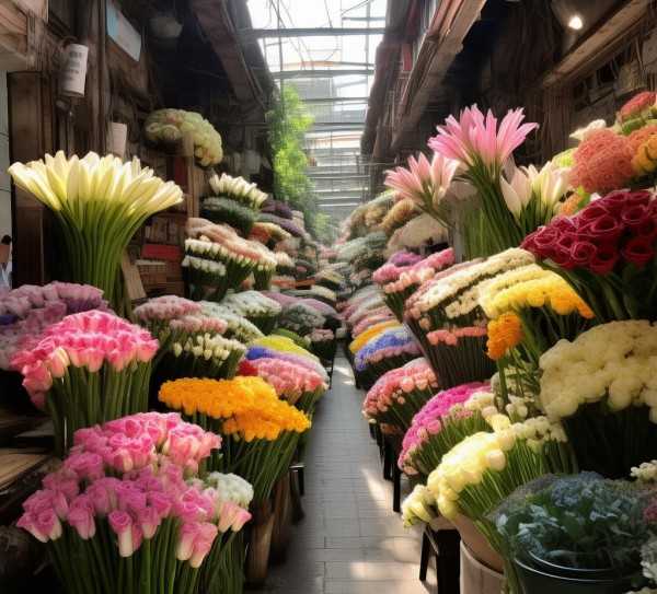 揭秘热门鲜花批发市场，一手货源选购攻略大揭秘,鲜花一手批发市场探秘，揭秘全国热门鲜花批发市场分布及选购攻略,植物,鲜花批发,鲜花市场,第1张