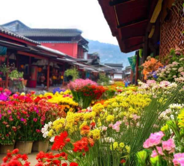 云南斗南，鲜花市场的价格波动之谜,云南斗南，鲜花价格波动中的百合传奇,花期,鲜花,花卉,第1张