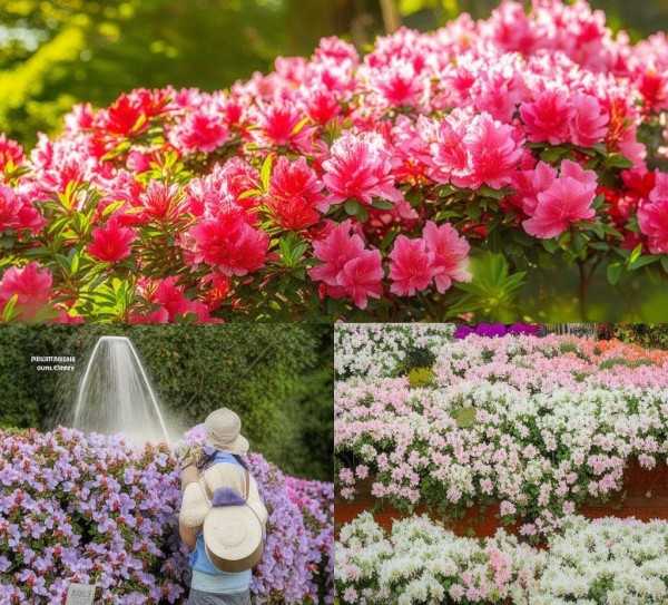 杜鹃花浇水攻略，花开期间如何呵护？,杜鹃花开花期间能浇水吗？揭秘杜鹃花养护秘诀,植物,花期,延长花期,第1张