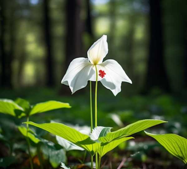 三瓣花植物的自然奥秘，图解与名称揭秘,探寻自然之美，三瓣花植物的图片及名称揭秘,植物,第1张