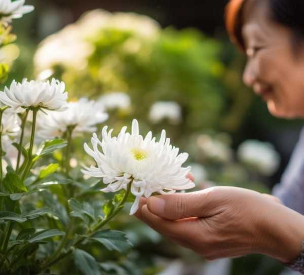 白菊初绽，开启养花新篇章,购买一盆白菊花，开启您的养花之旅,花期,花卉,第1张
