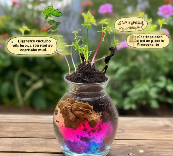 水晶泥养花导致烂根的预防和修复策略,水晶泥养花烂根的原因及解决方法,植物,第1张
