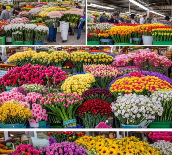花海商机，探寻全国鲜花批发市场的盛景,全国各地的鲜花批发市场，绽放的花朵，汇聚的商机,鲜花,花卉,鲜花批发,第1张