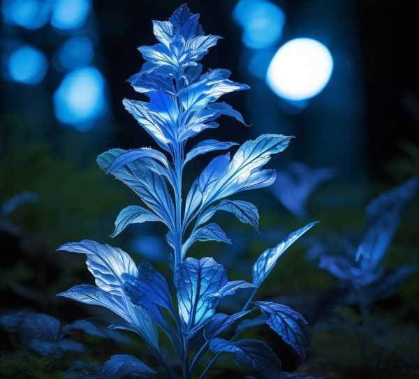 蓝色喇叭花之谜，自然之美中的神秘植物揭秘,探秘自然之美，开蓝色喇叭花的神秘植物图片赏析,植物,花期,第1张